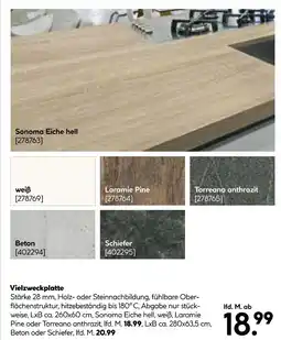 Hellweg Sonoma eiche Angebot