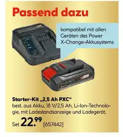 Hellweg Starter-kit „2,5 ah pxc“ Angebot