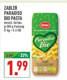 Marktkauf Zabler paradiso bio pasta Angebot
