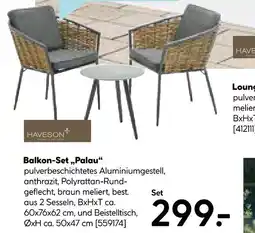 Hellweg Haveson balkon-set palau Angebot