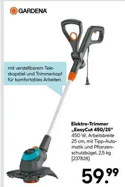 Hellweg Gardena elektro-trimmer easycut 450/25 Angebot