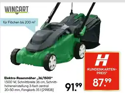 Hellweg Wingart elektro-rasenmäher „36/1500“ Angebot