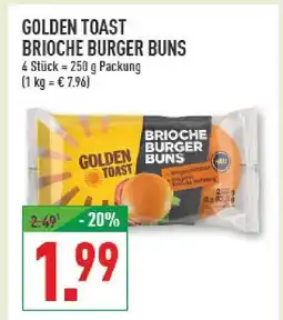 Marktkauf Golden toast brioche burger buns Angebot