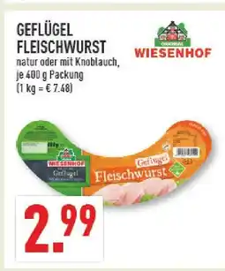 Marktkauf Wiesenhof geflügel fleischwurst natur Angebot