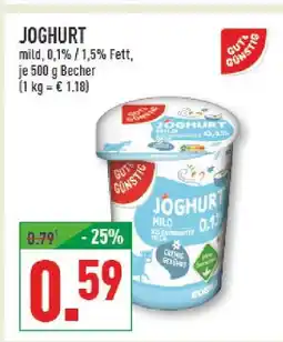 Marktkauf Gut & günstig joghurt mild Angebot
