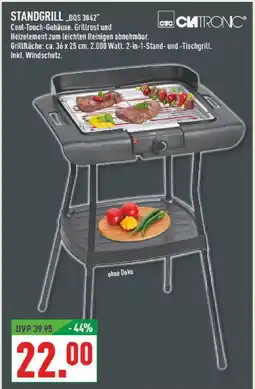 Marktkauf Clatronic standgrill bos 3842 Angebot