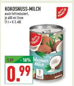 Marktkauf Edeka kokosnuss-milch Angebot