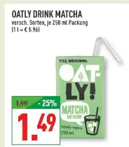 Marktkauf Oatly drink matcha Angebot