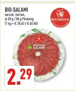 Marktkauf Wiltmann bio-salami Angebot