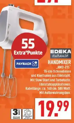 Marktkauf Edeka zuhause handmixer hmd-215 Angebot