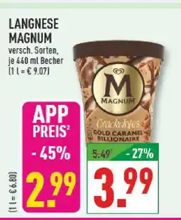Marktkauf Langnese magnum Angebot