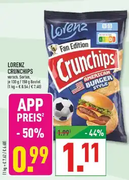 Marktkauf Lorenz crunchips american burger style Angebot
