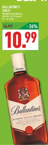 Marktkauf Ballantine's finest blended scotch whisky Angebot