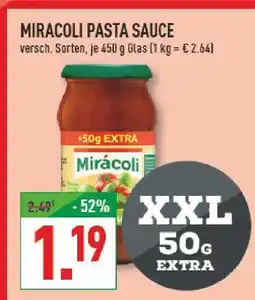 Marktkauf Miracoli pasta sauce Angebot