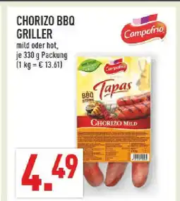 Marktkauf Campofrio chorizo bbq griller Angebot