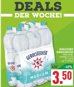 Marktkauf Gerolsteiner mineralwasser medium Angebot
