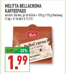 Marktkauf Melitta bellacrema kaffeepads Angebot