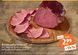 tegut Rindersaftschinken Angebot