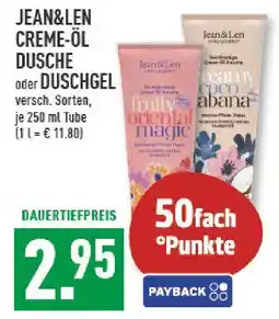 Marktkauf Jean&len fruity oriental magic creme-öl dusche Angebot