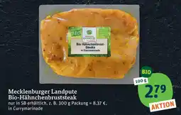 tegut Mecklenburger landpute bio-hähnchenbruststeak Angebot