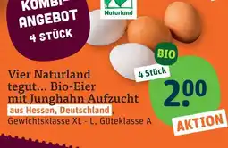 tegut Naturland bio-eier mit junghahn aufzucht Angebot