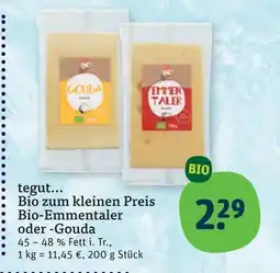 tegut Tegut bio-emmentaler Angebot