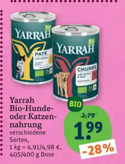 tegut Yarrah bio-hundenahrung Angebot