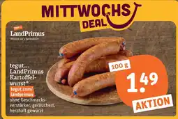 tegut Landprimus kartoffelwurst Angebot