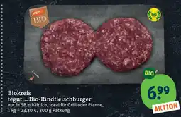 tegut Tegut... bio-rindfleischburger Angebot