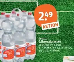 tegut Tegut... mineralwasser Angebot