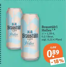 tegut Braustübl helles Angebot