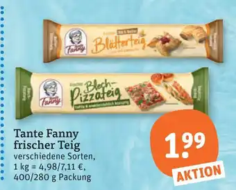 tegut Tante fanny frischer teig Angebot