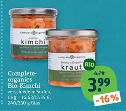 tegut Complete-organics bio-kimchi Angebot