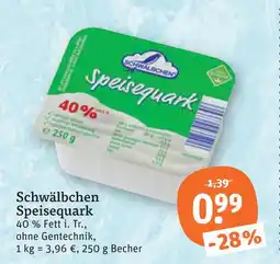tegut Schwälbchen speisequark Angebot