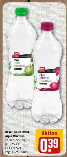 nahkauf Rewe beste wahl aqua mia plus apfel Angebot