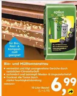 Globus Baumarkt Agricon bio- und mülltonnenstreu Angebot