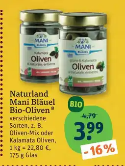 tegut Mani bläuel bio-oliven Angebot