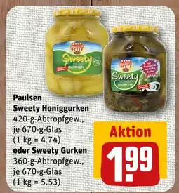 nahkauf Paulsen sweety honiggurken Angebot