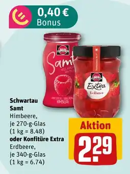 nahkauf Schwartau samt oder konfitüre extra Angebot