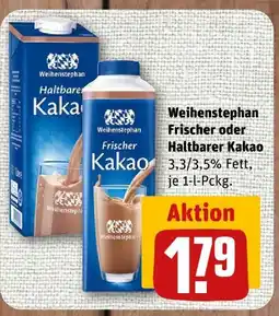 nahkauf Weihenstephan frischer kakao Angebot