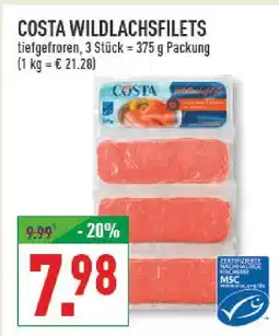 Marktkauf Costa wildlachsfilets Angebot