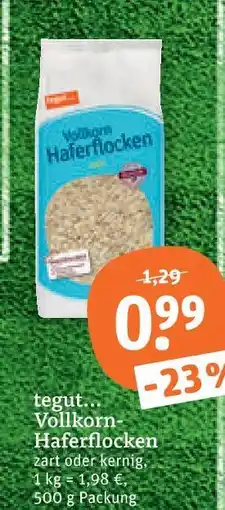 tegut Tegut... vollkorn-haferflocken Angebot