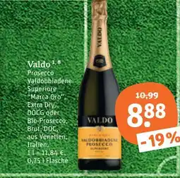 tegut Valdo prosecco valdobbiadene superiore 'marca oro' Angebot