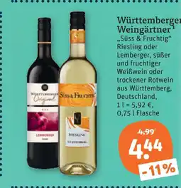 tegut Württemberg weingärtner württemberg weingärtner Angebot