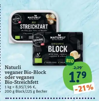 tegut Naturli bio-block Angebot