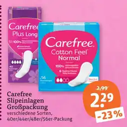 tegut Carefree slipeinlagen großpackung Angebot