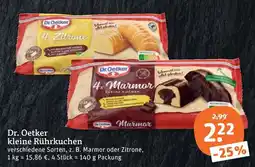 tegut Dr. oetker kleine rührkuchen Angebot