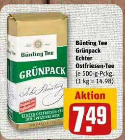 nahkauf Bünting tee grünpack echter ostfriesen-tee Angebot