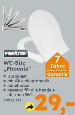 Globus Baumarkt Primaster wc-sitz phoenix Angebot