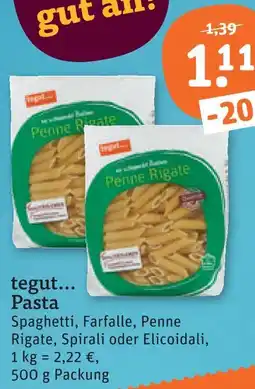 tegut Tegut... pasta Angebot